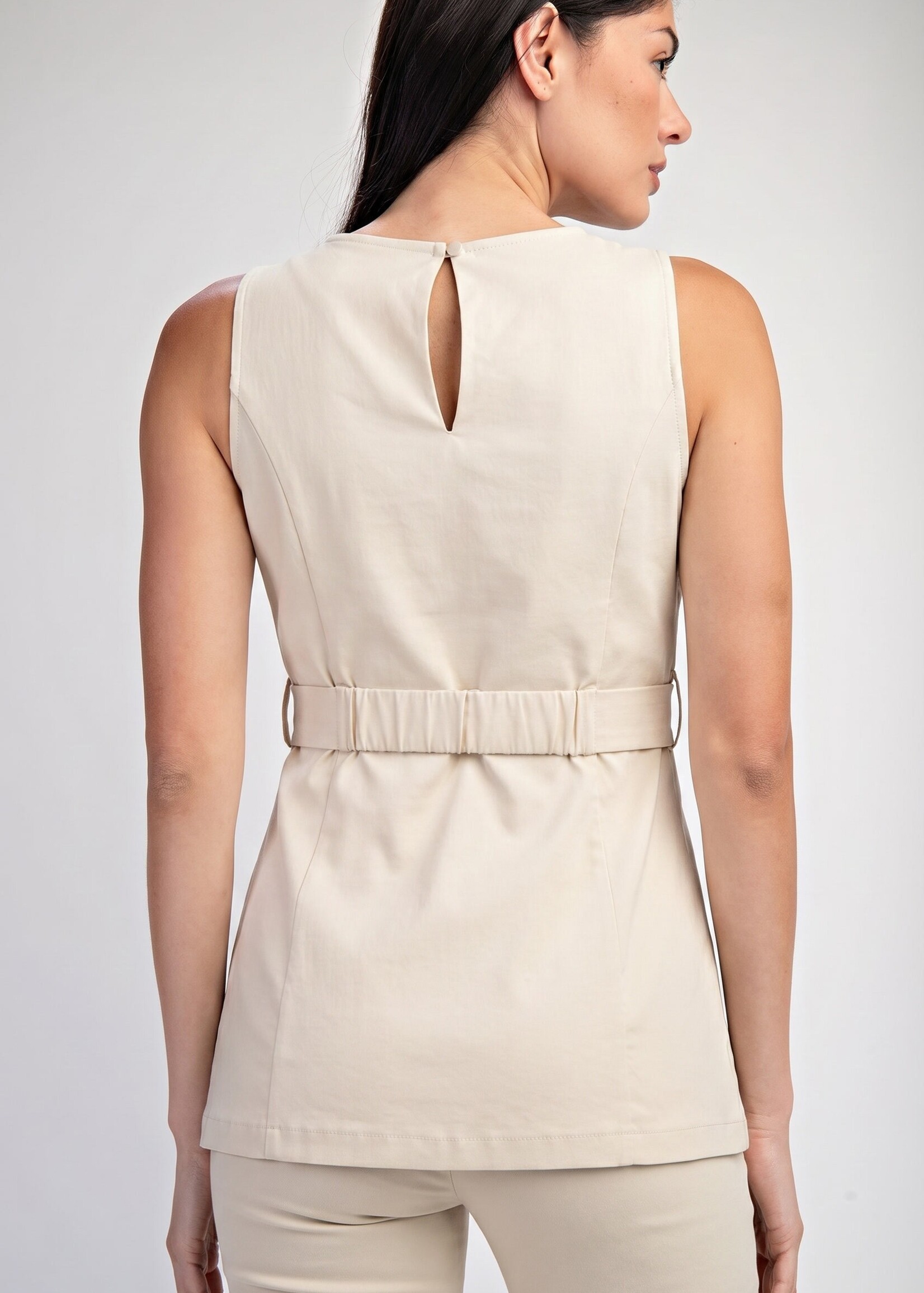 Belted top