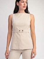 Belted top