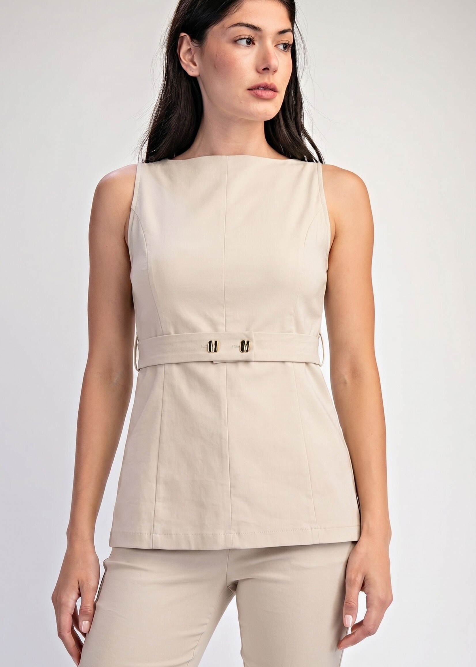 Belted top