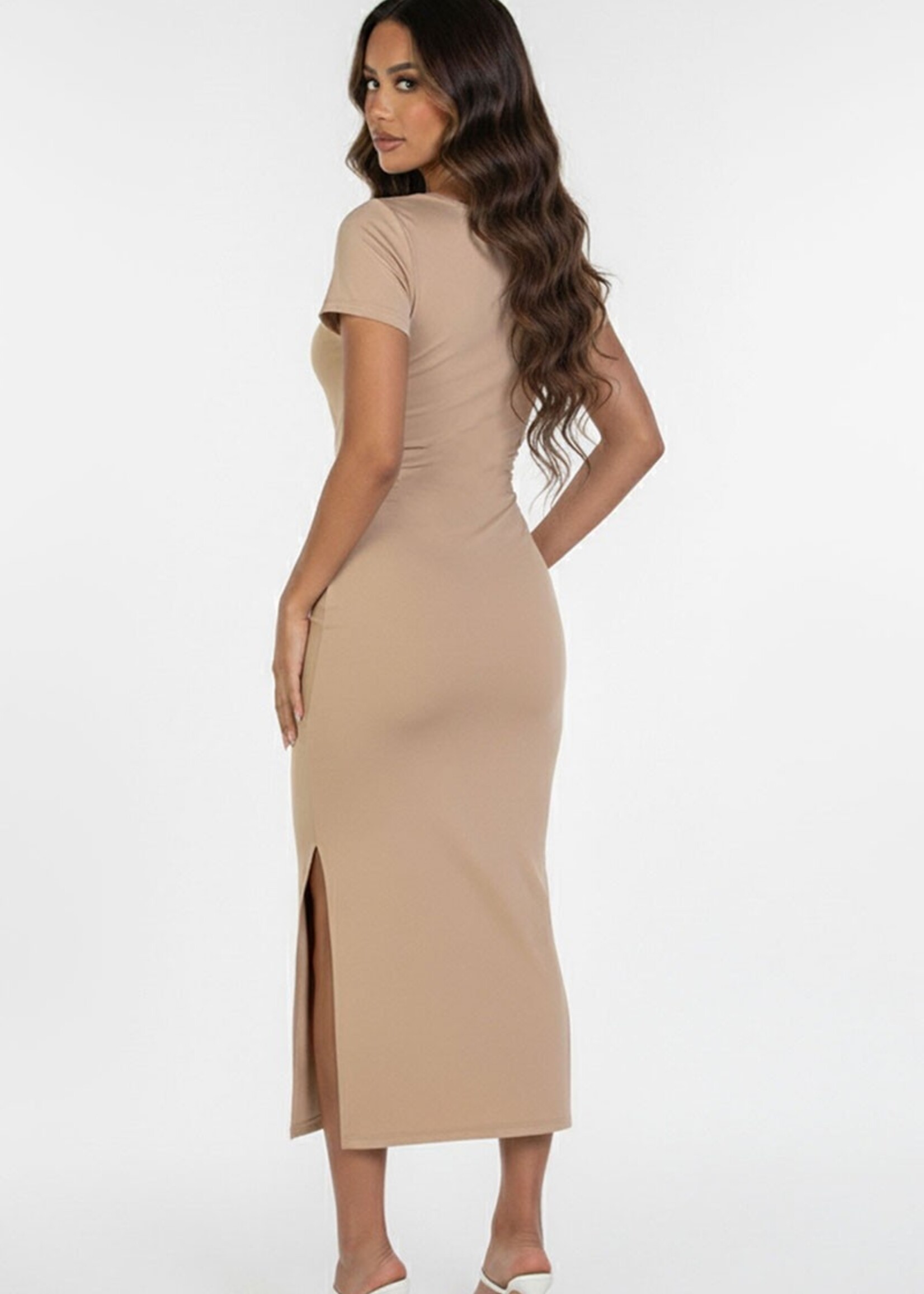 Tie front midi +2 colors