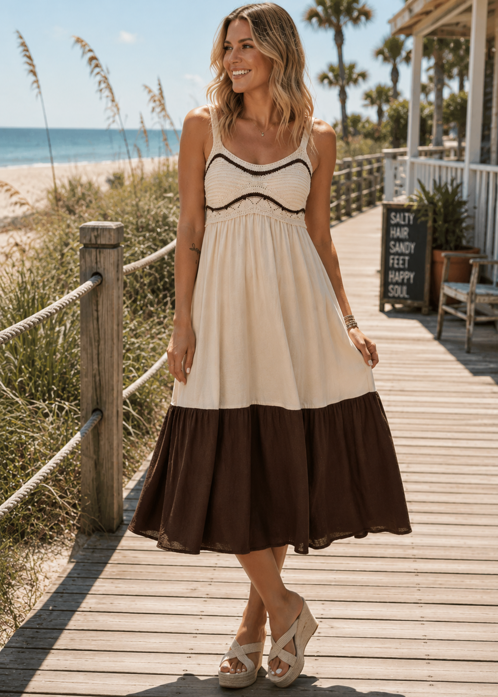 Crochet top midi