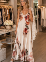 Floral plisse cami dress +2 colors