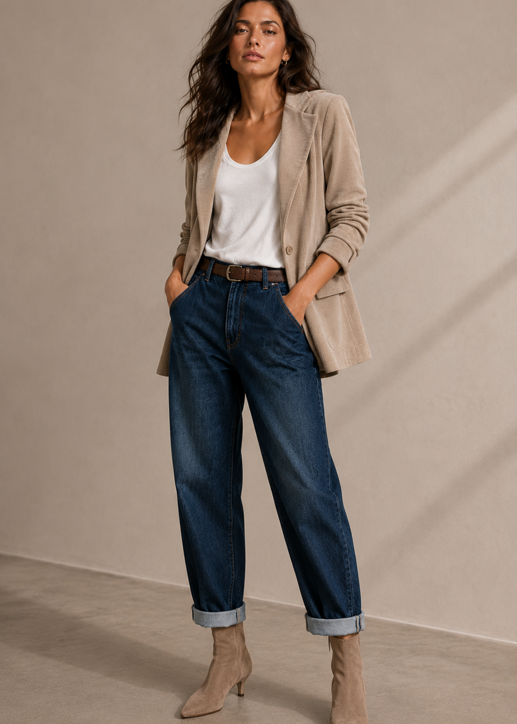 Hooded blazer +3 colors