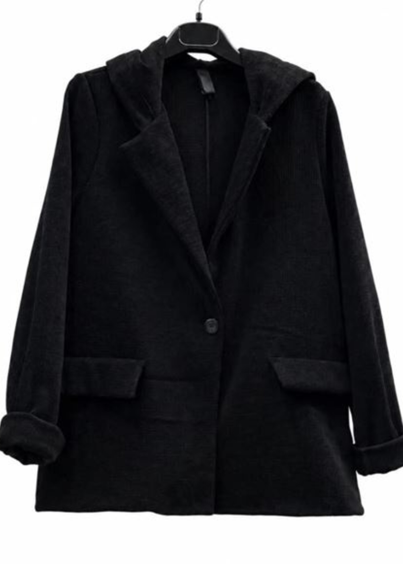Hooded blazer +3 colors