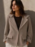 Hooded blazer +3 colors