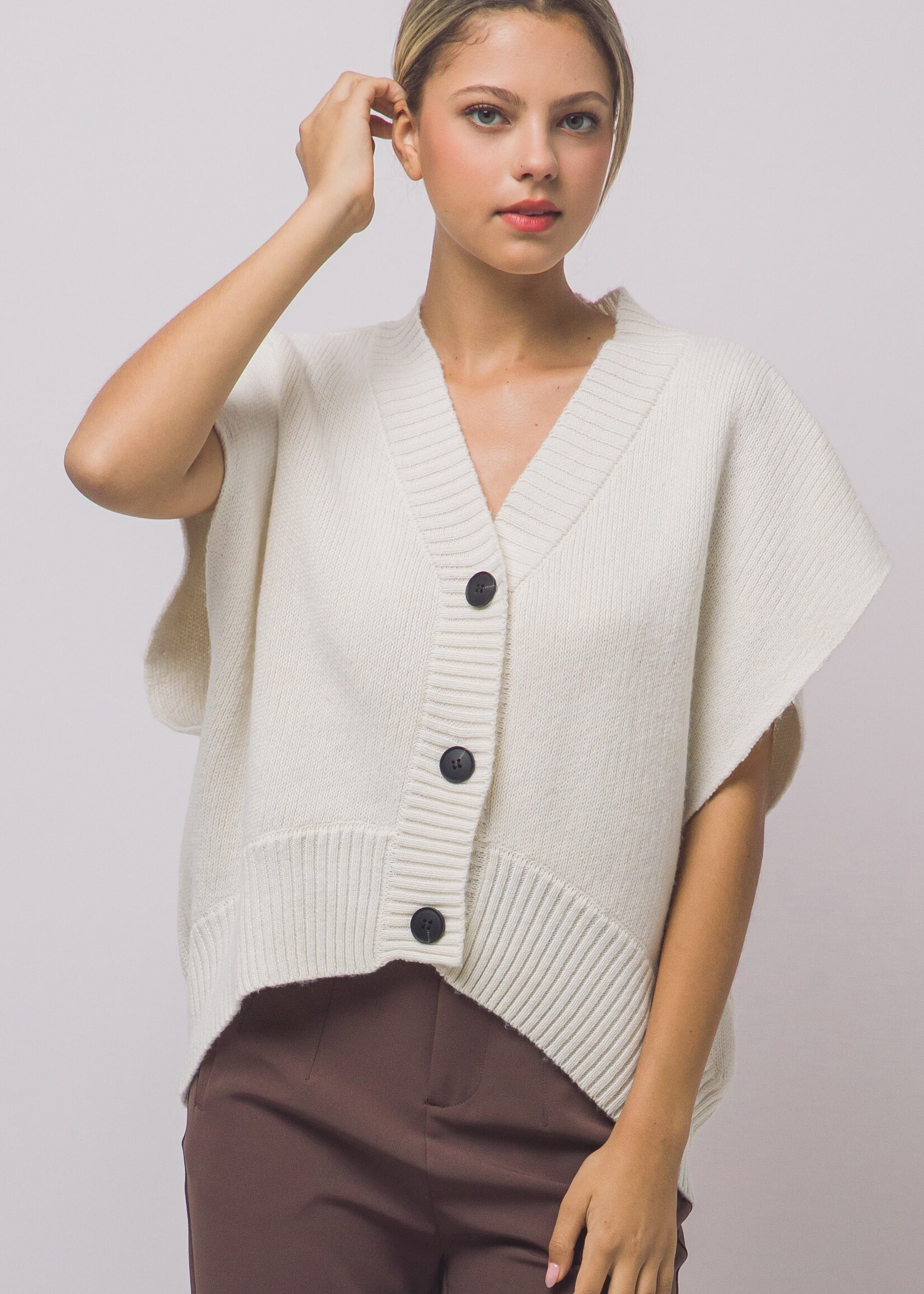 Cardigan vest +2 colors