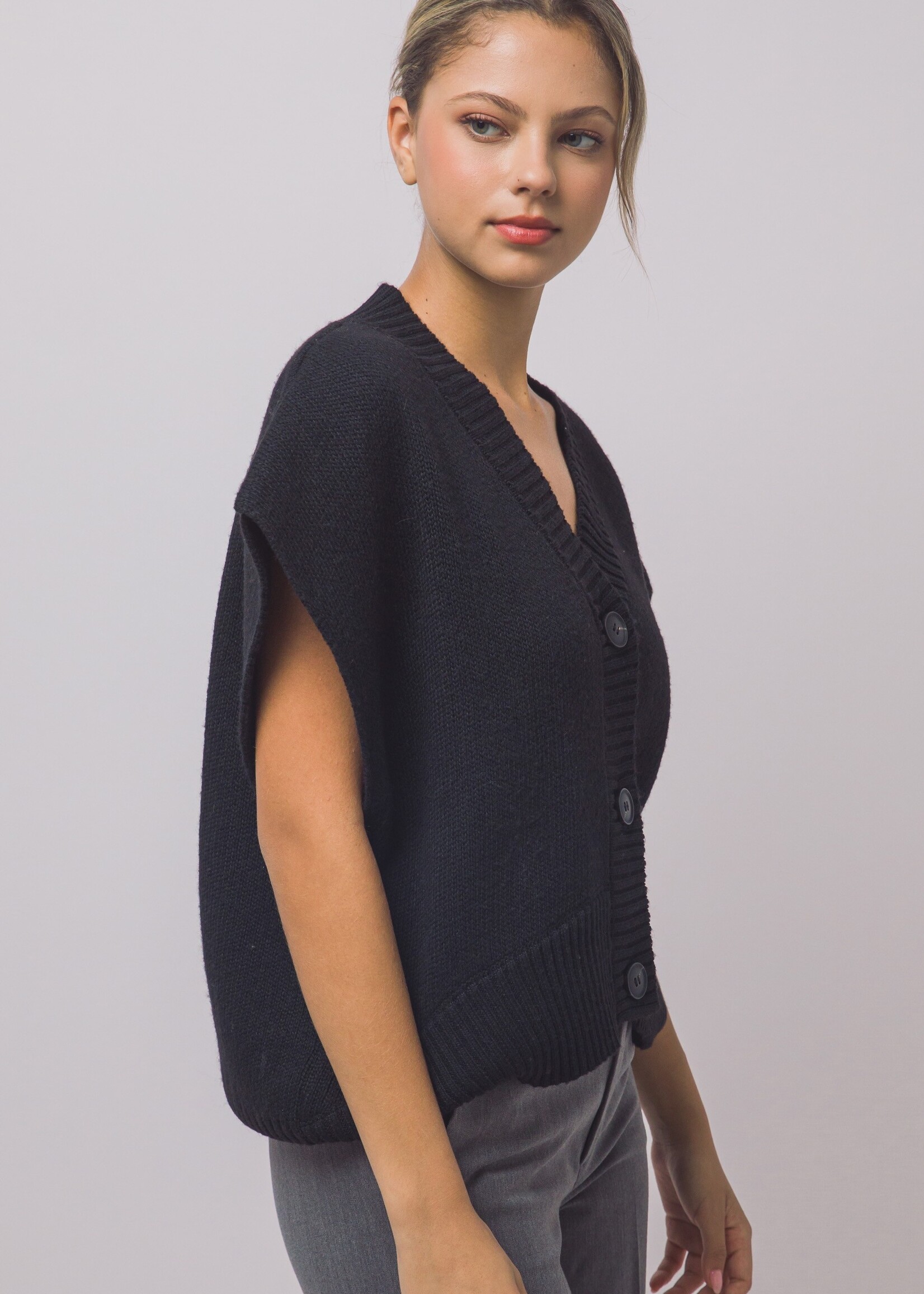 Cardigan vest +2 colors