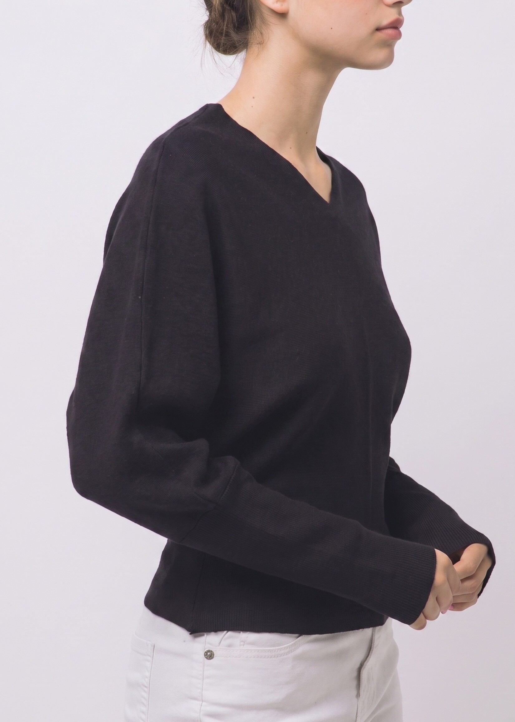 Dolman V neck top +2 colors