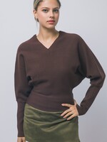 Dolman V neck top +2 colors