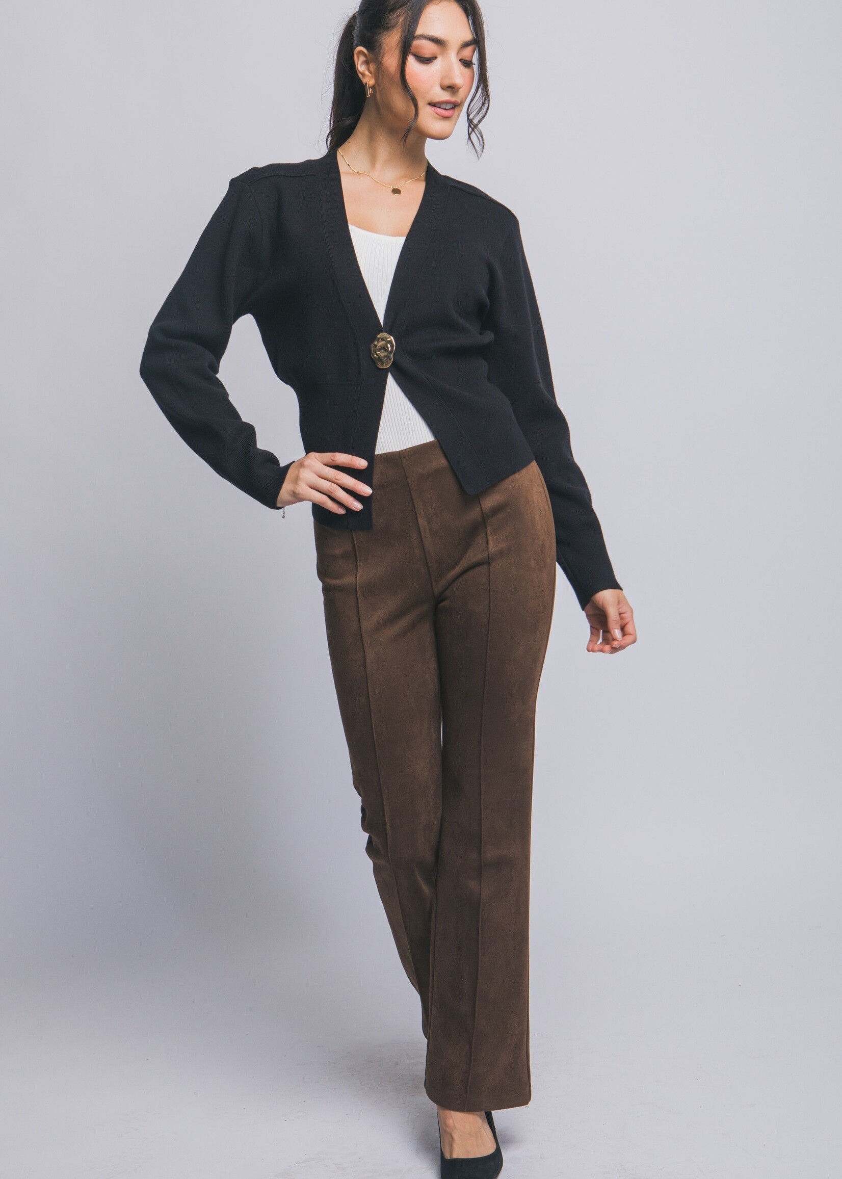 1 button cardigan +2 colors