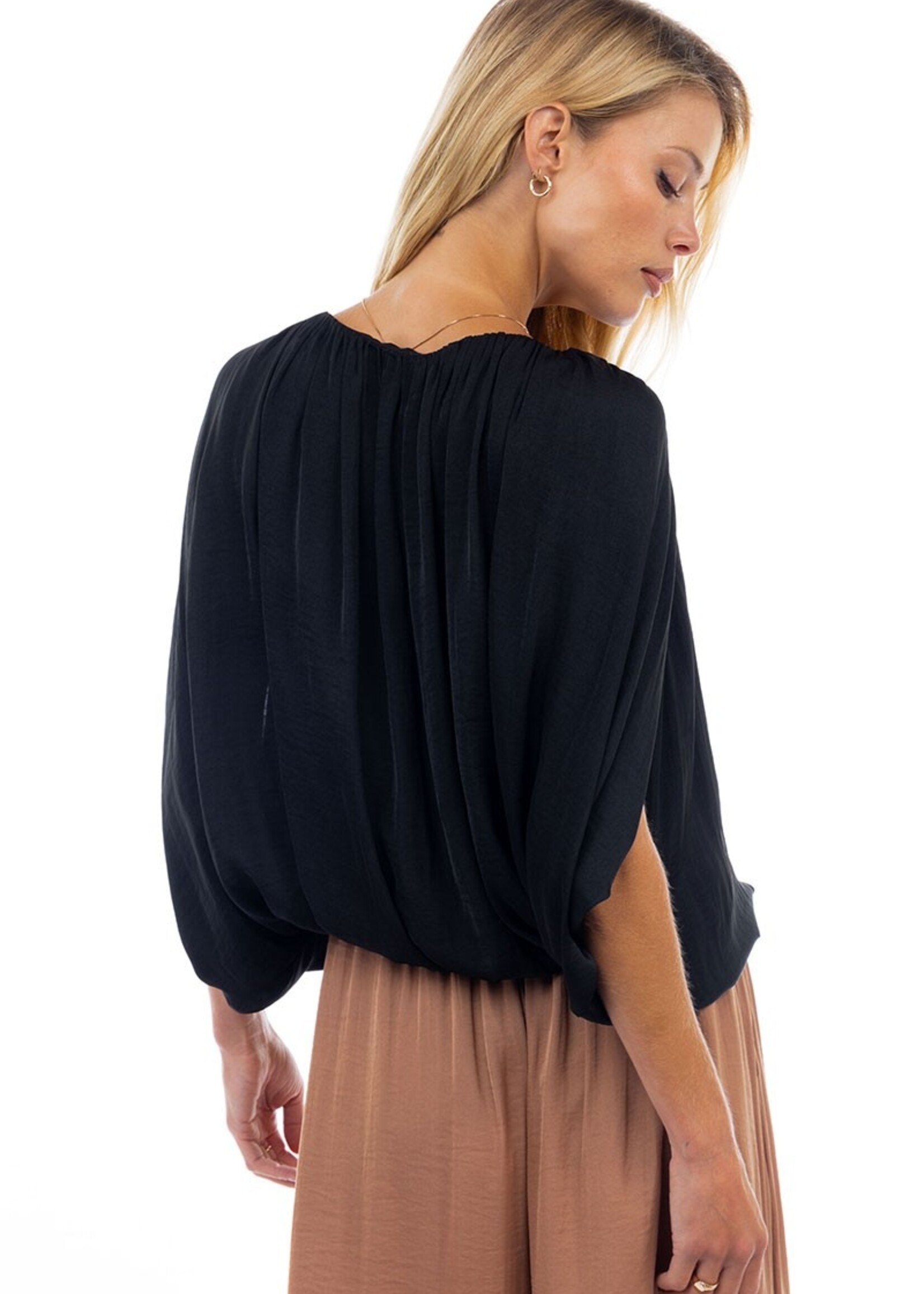 Bubble hem top +3 colors