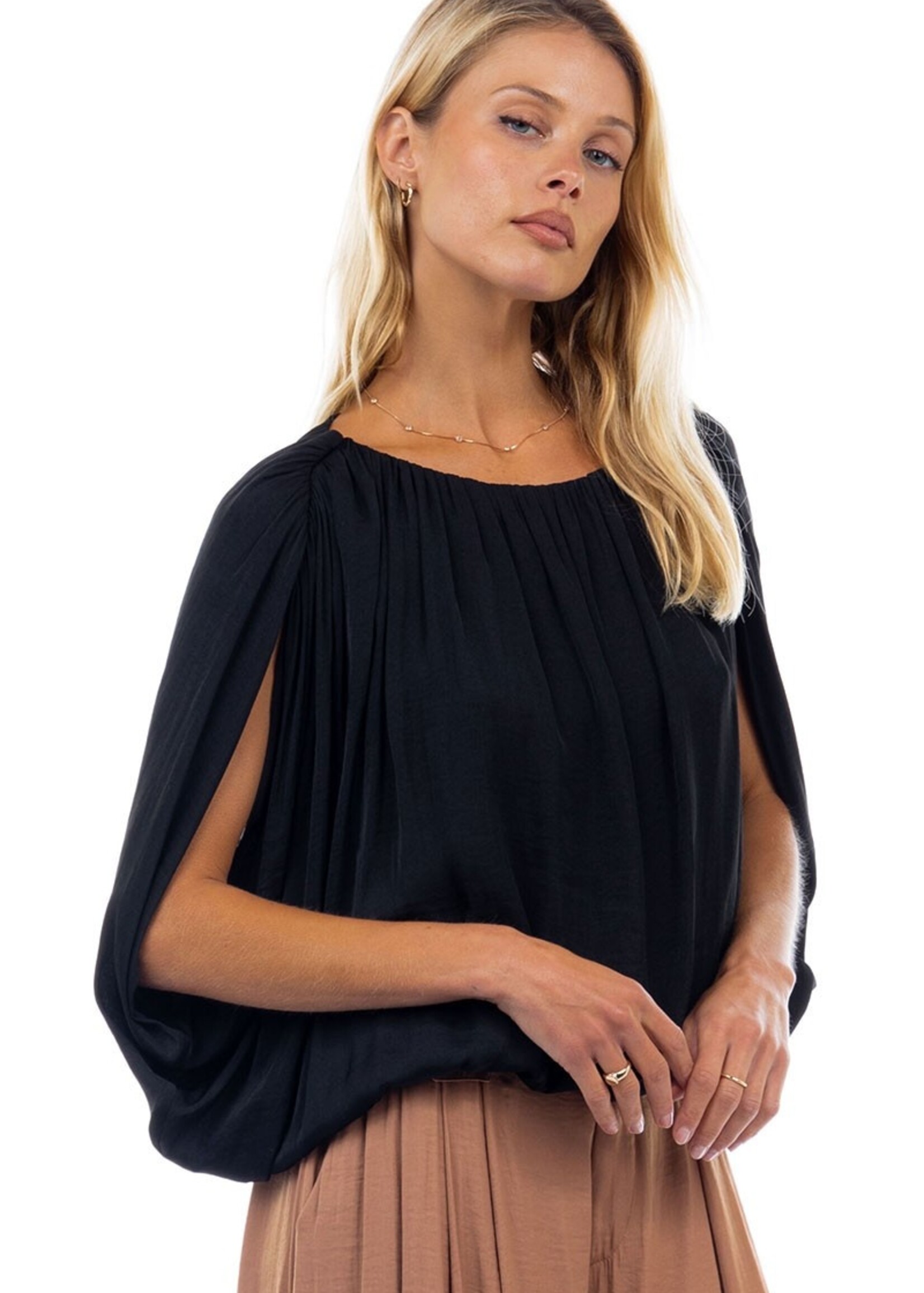Bubble hem top +3 colors