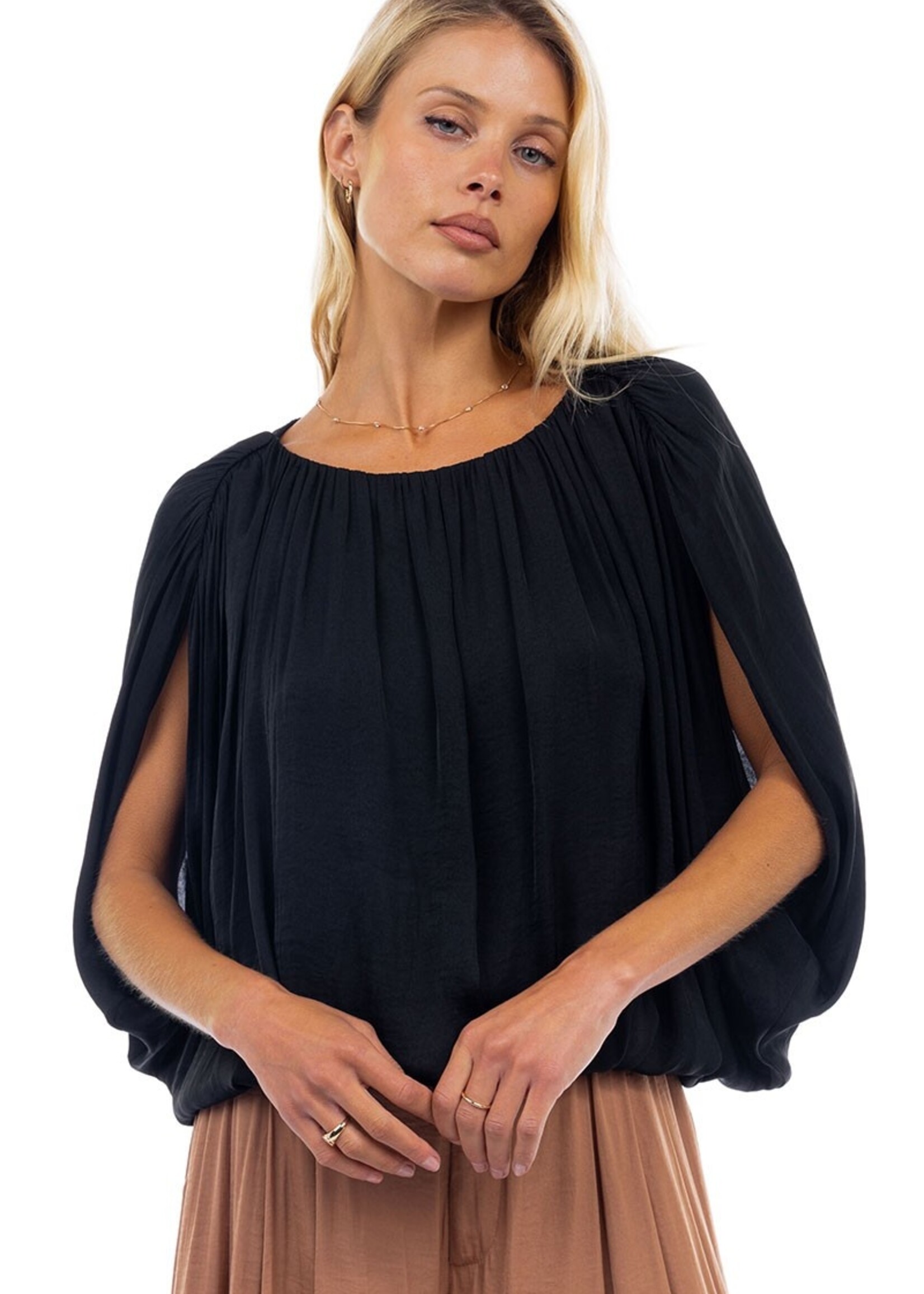 Bubble hem top +3 colors
