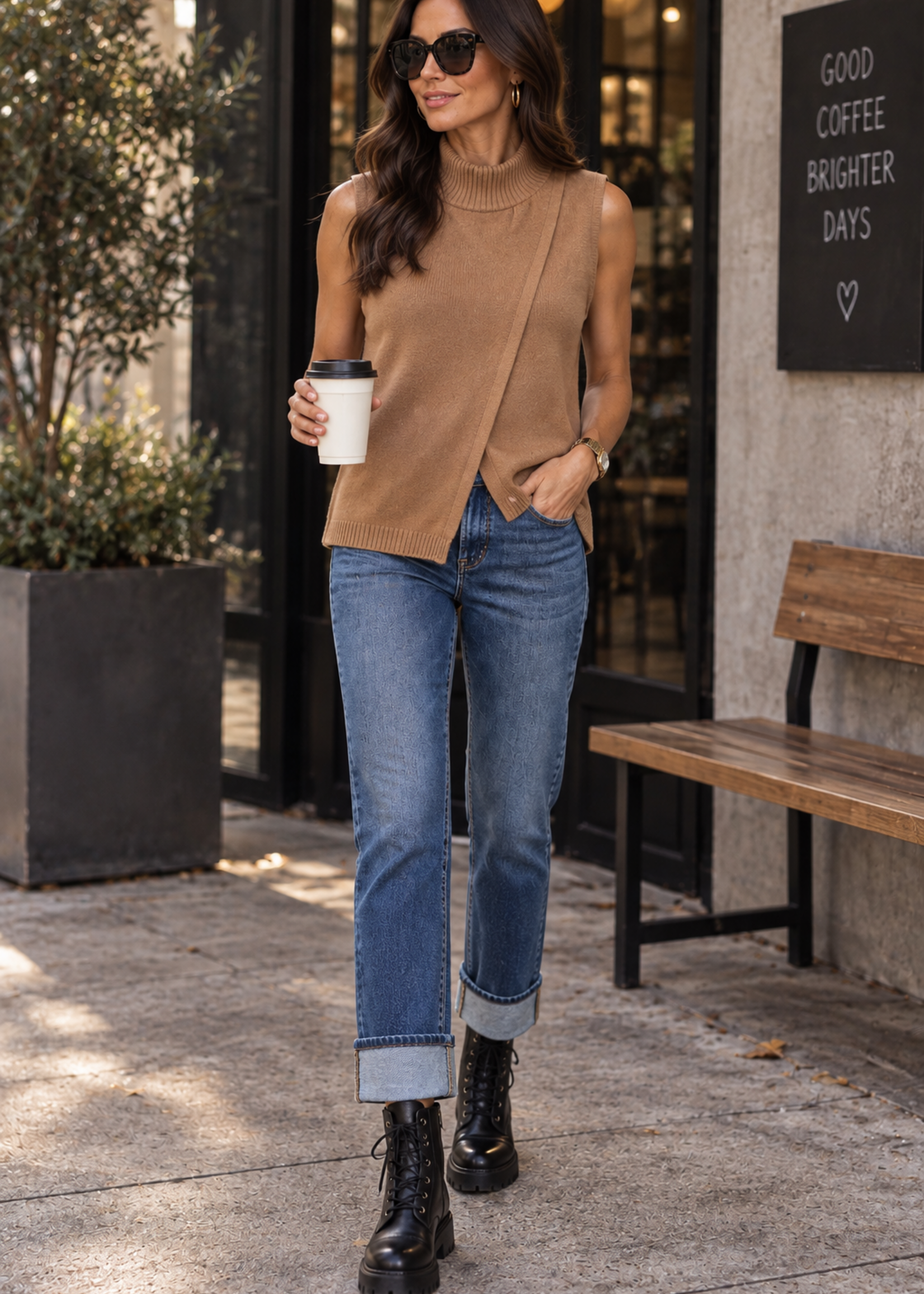 Open sleeveless top +3 colors