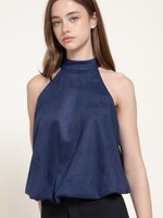 Suede bubble top +3 colors