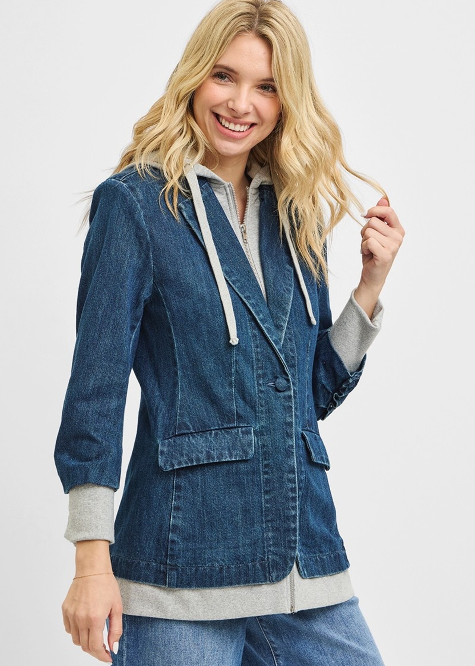 Denim blazer
