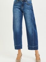 Crop barrel jean
