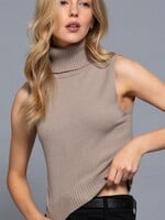 Sleeveless turtle neck +3 colors