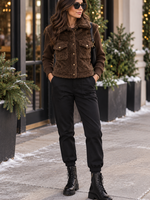 Knit and sherpa mix jacket +2 colors