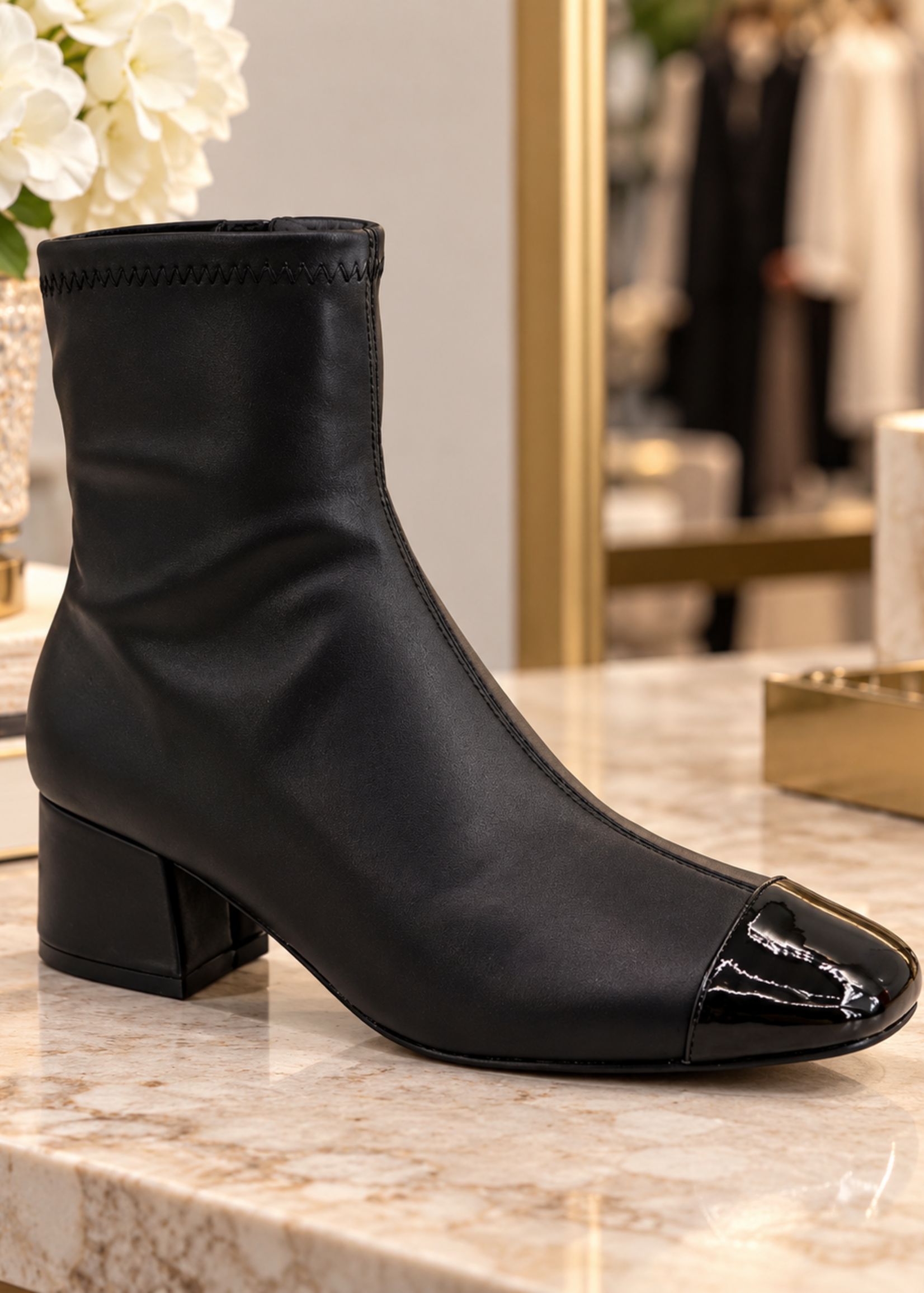 Cap toe bootie Nally