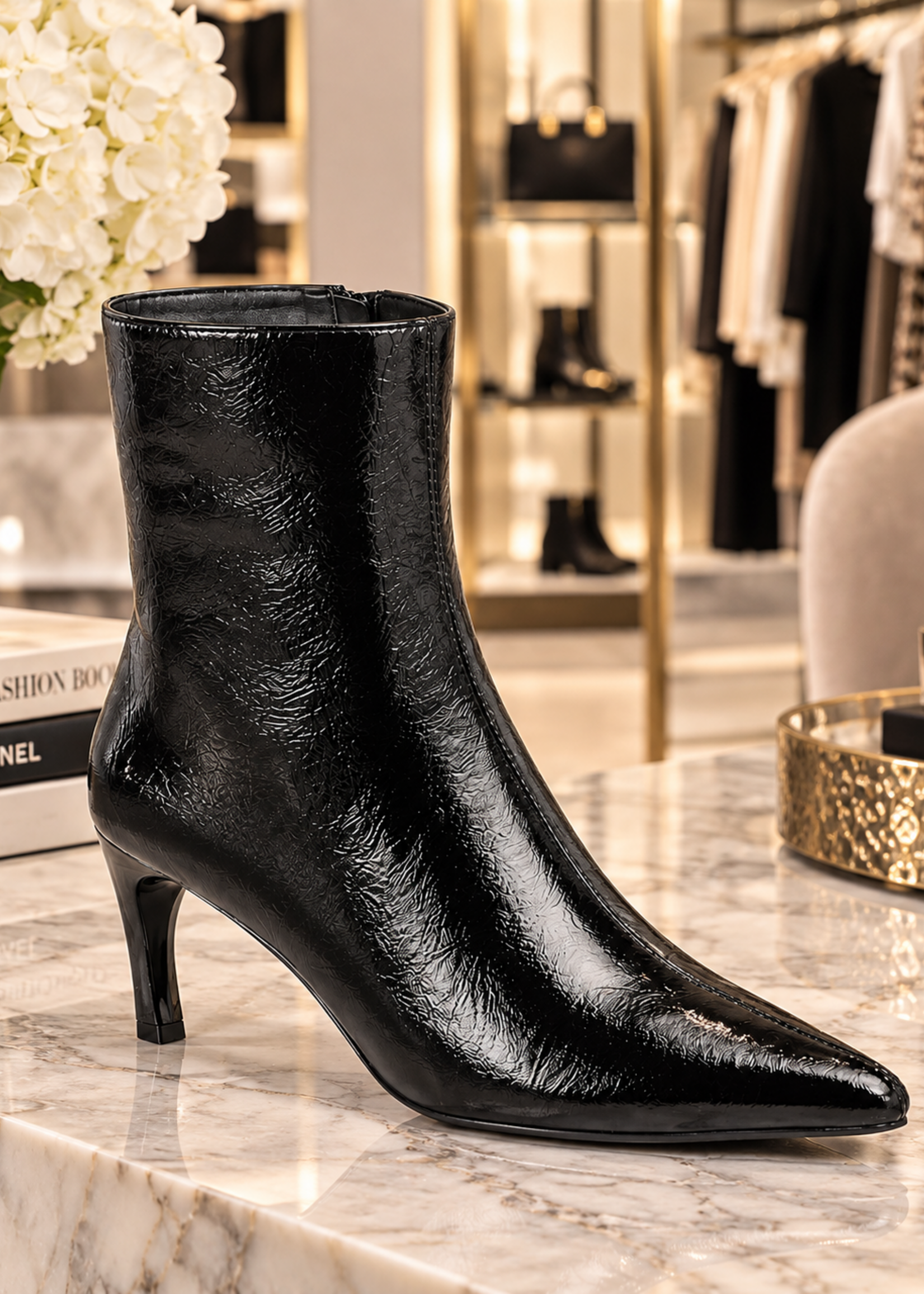 Kitten heel bootie Rocky +2 colors