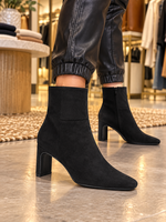 Suede bootie  +2 colors