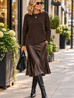 Bottom pocket sweater +3 colors