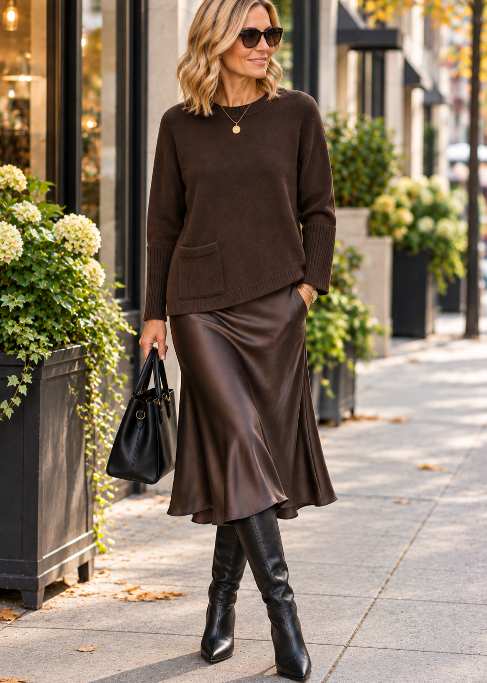 Bottom pocket sweater +3 colors