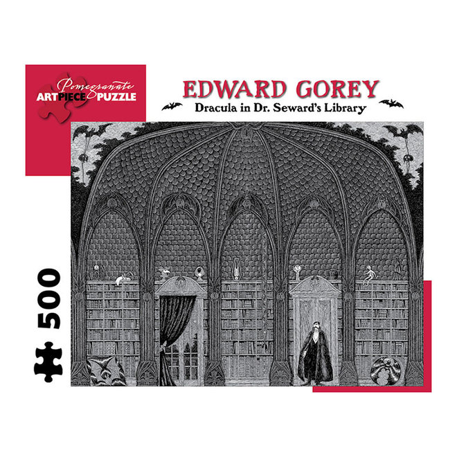 Edward Gorey: Dracula in Dr Seward’s Library - 500 pcs