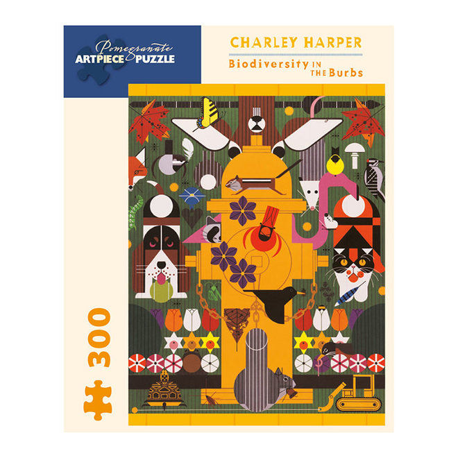 Charley Harper: Biodiversity in the Burbs - 300 pcs