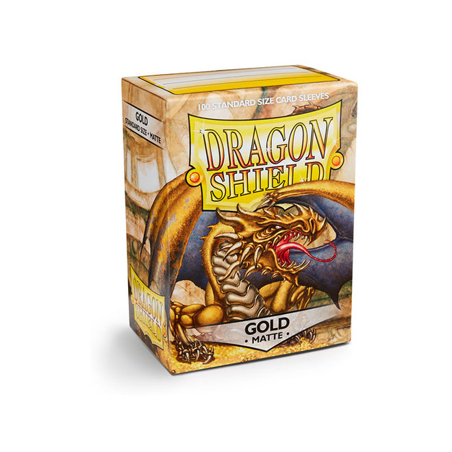 Dragon Shield: Matte Sleeves - Gold