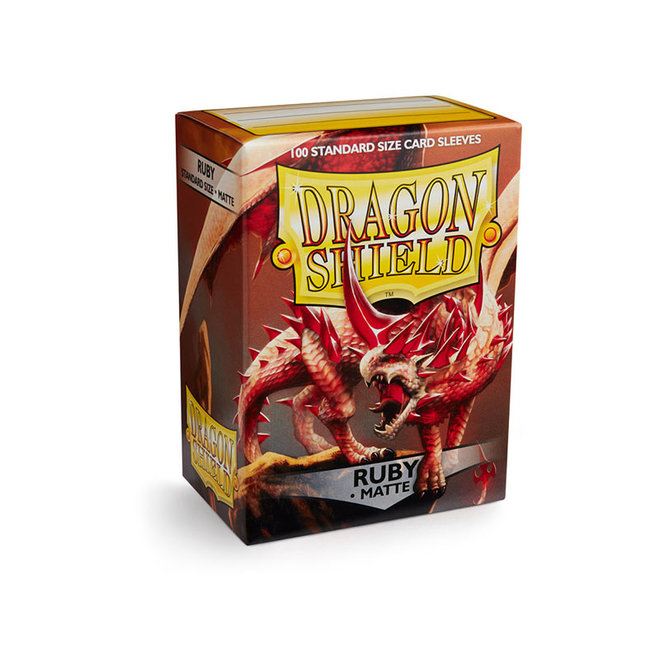 Dragon Shield: Matte Sleeves - Ruby