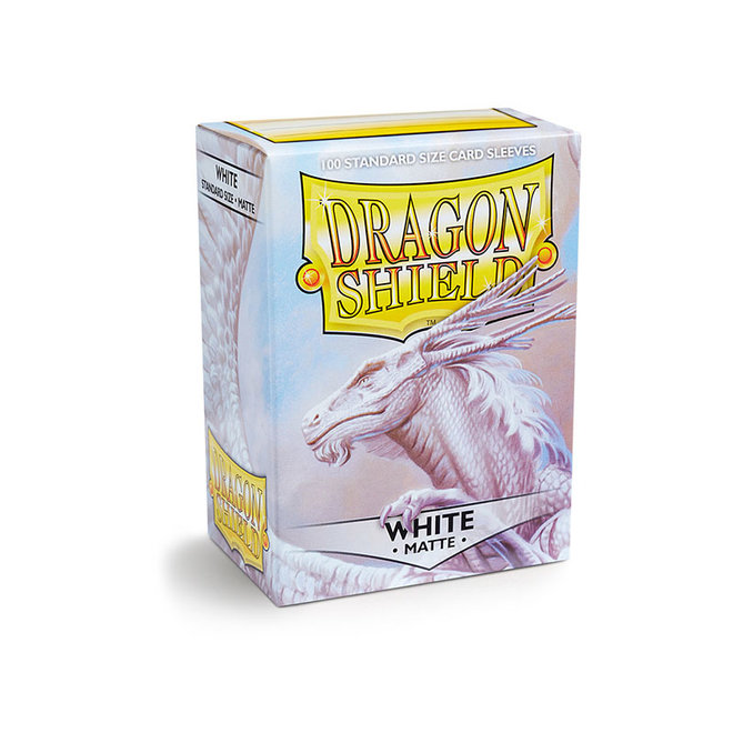 Dragon Shield: Matte Sleeves - White