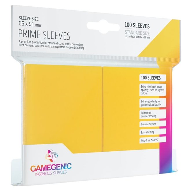 Prime Sleeves - Yellow