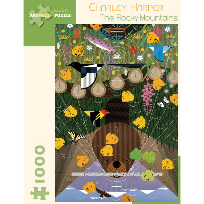 Charley Harper: The Rocky Mountains - 1000 pcs
