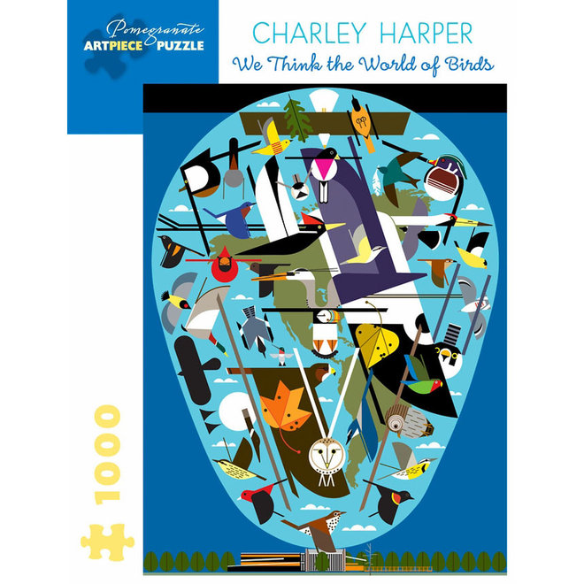 Charley Harper: The World of Birds - 1000 pcs