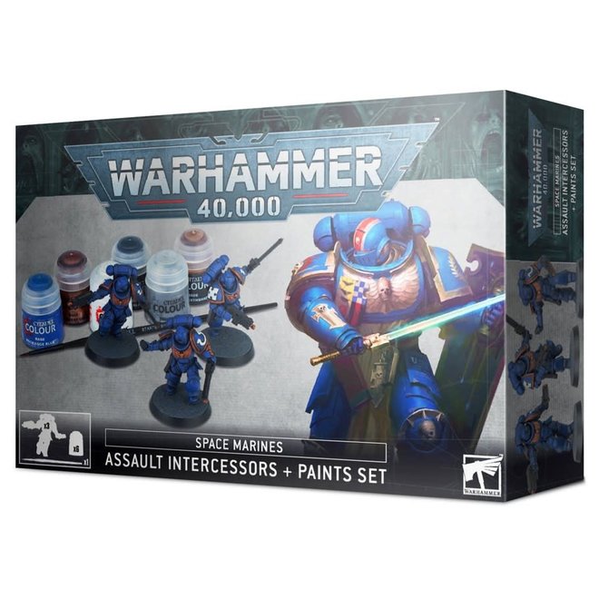 Warhammer 40,000: Assault Intercessors + Paint Set