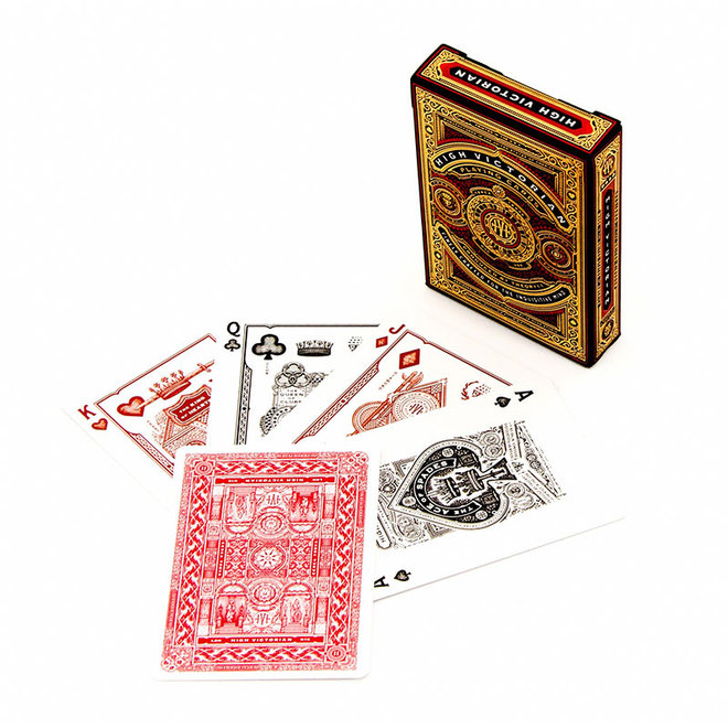 Theory-11 High Victorian Red/Green Playing Cards