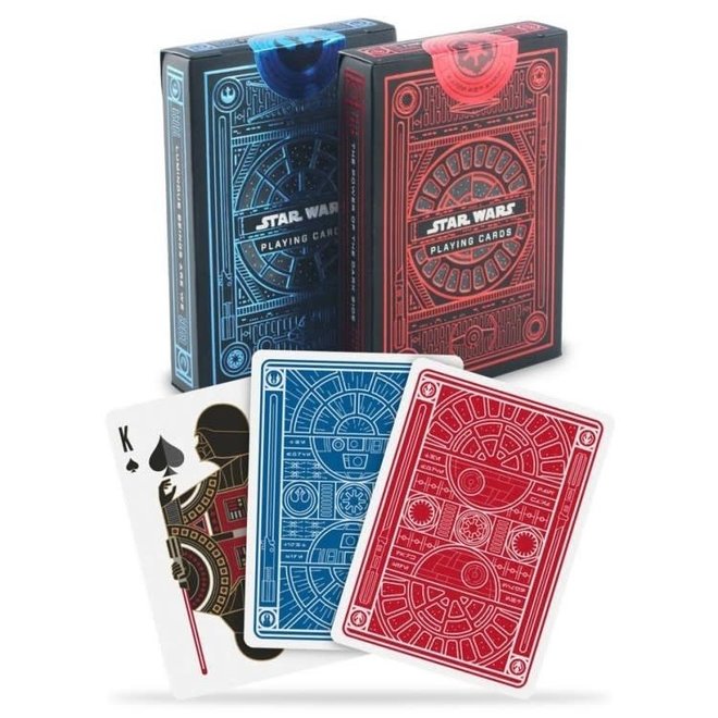Theory 11 - Star Wars Dark Side (Red)/Light Side (Blue) Playing Cards