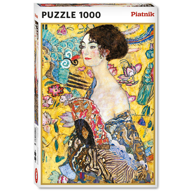 Klimt: Lady with a fan - 1000 pcs