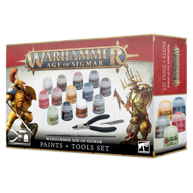 Age of Sigmar Paints + Tools