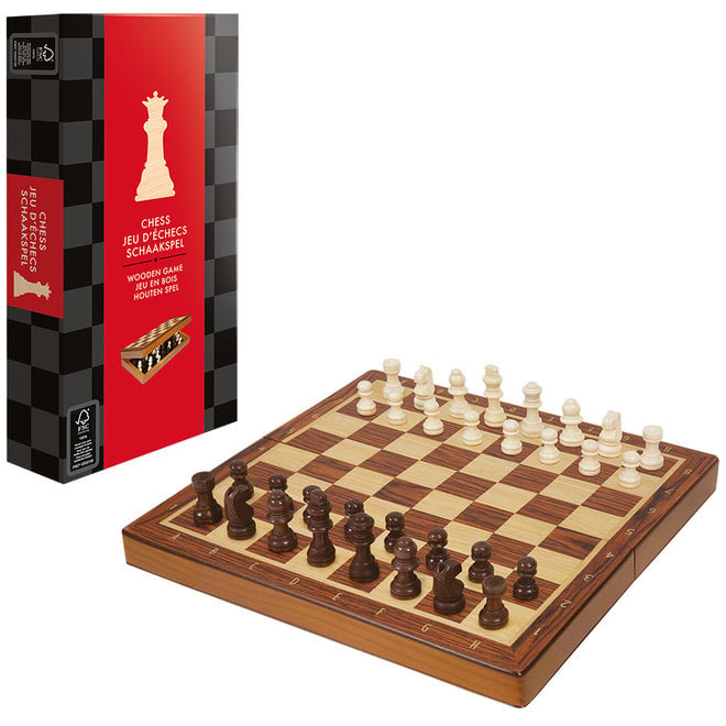 Wood Chess Set - Folding