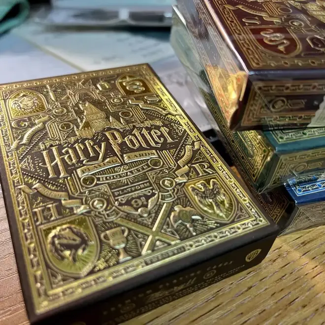 Theory-11 Harry Potter Yellow Playing Cards