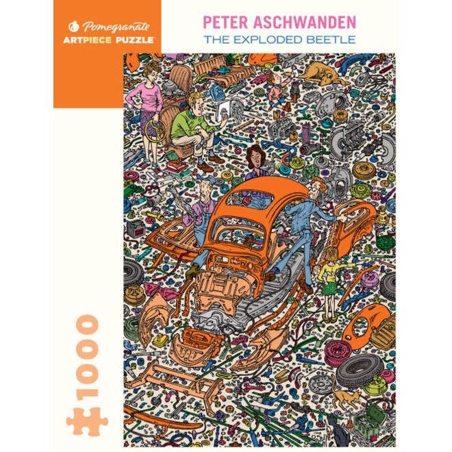 Pomegranate Puzzles - Peter Aschwanden: The Exploded Beetle (1000pcs)