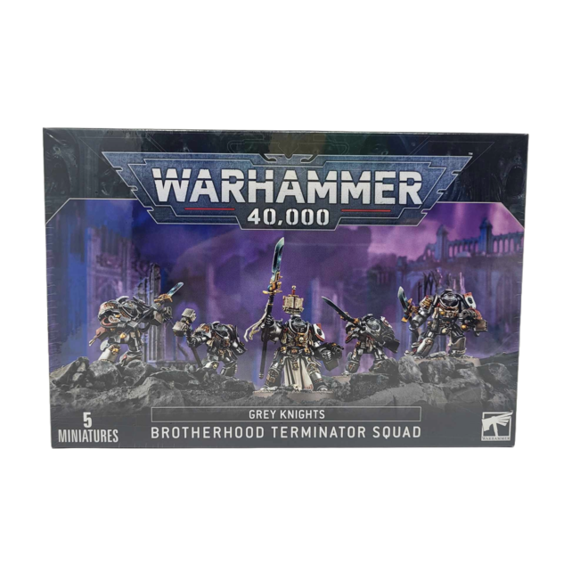 Warhammer 40K: Grey Knights Brotherhood Terminator Squad
