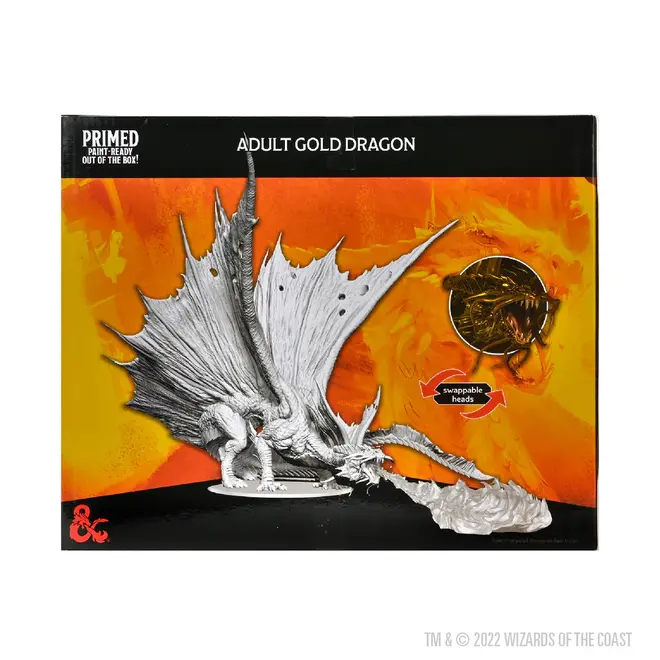 DUNGEONS AND DRAGONS NOLZUR'S MARVELOUS MINIATURES: ADULT GOLD DRAGON