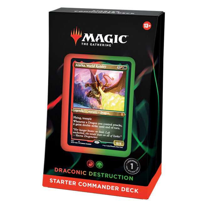 MTG: Commander Starter Deck  - Draconic Destruction (Red-Green)