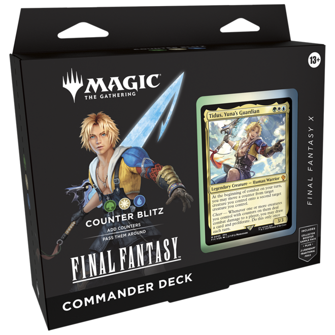 MTG: Universes Beyond: Final Fantasy Counter Blitz Commander Deck - Tidus
