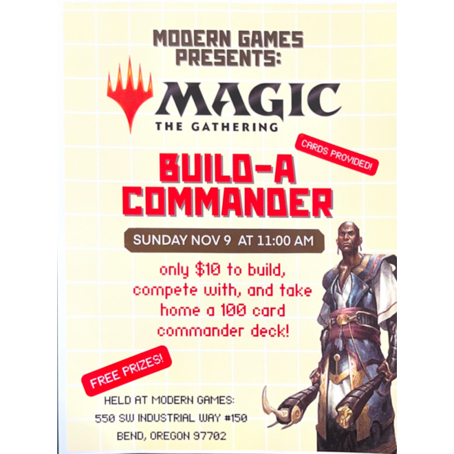 Build A Commander