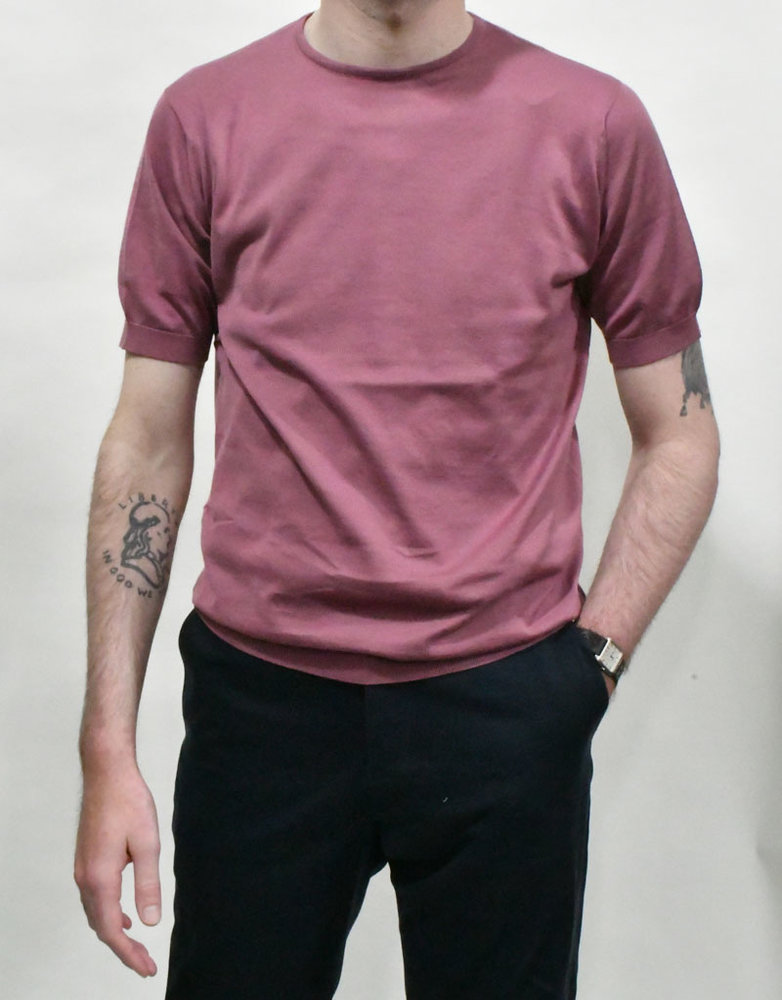 John Smedley Belden Crew Short Sleeve